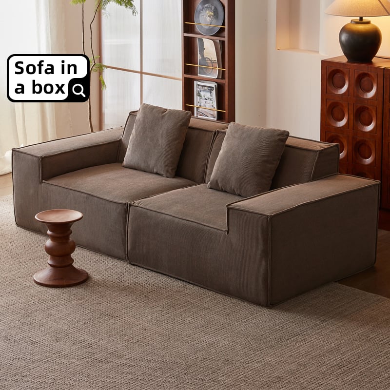 Memory Foam Modular Vacuum Pressed Cloud Couch Sectional Compressed Sofa Set
