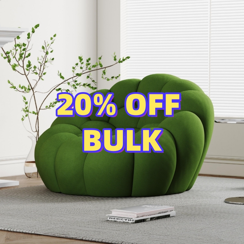 20% OFF BULK Most Comfortable Couch Modern Reclining Green Single Bean Bag Bubble Sofa Chair