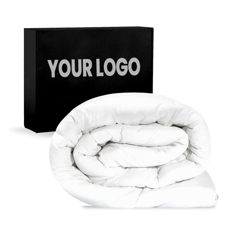 Organic Merino Wool-Alternative Comforter - Queen/King, CertiPUR-US® Certified, Eco-Plush & Hypoallergenic