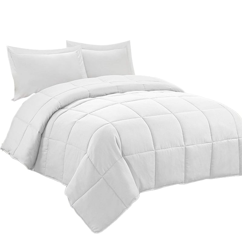Premium Bamboo Fiber Comforter - Queen/King, OEKO-TEX® & GRS Certified, Eco-Friendly & Breathable