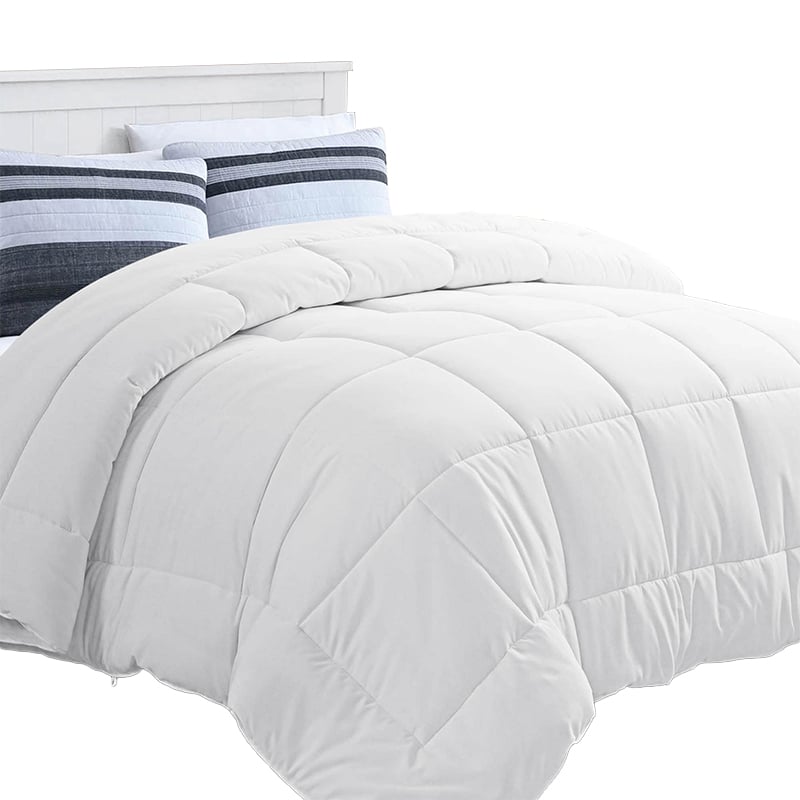 Breathable Organic Cotton Comforter with Corn Fiber Fill - All Seasons, USDA BioPreferred® & GOTS Certified
