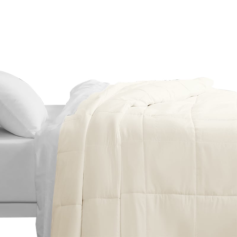 Luxury Organic Cotton Comforter - All Sizes, Fair Trade Certified, Anti-Static & Machine-Washable