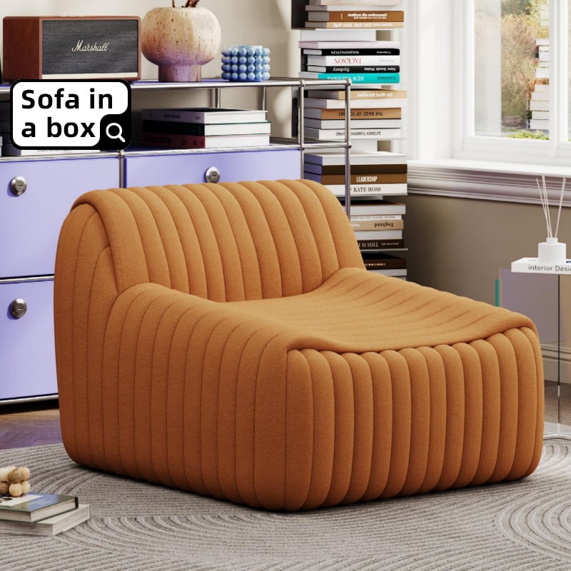 Affordable Single Apartment Size Recliner Lazy Beanbag Sofa Furniture