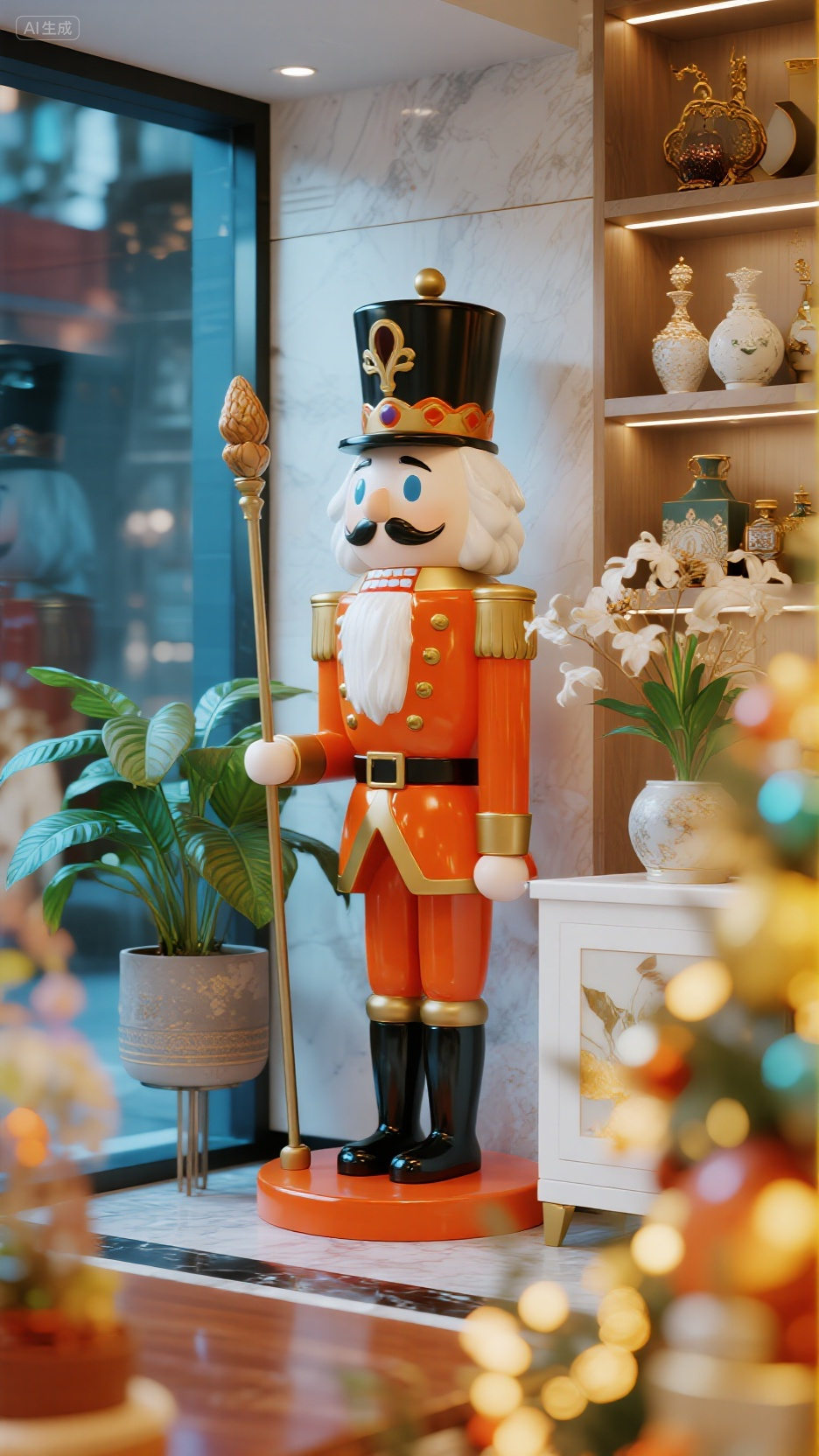 Giant Nutcracker Soldier Decor