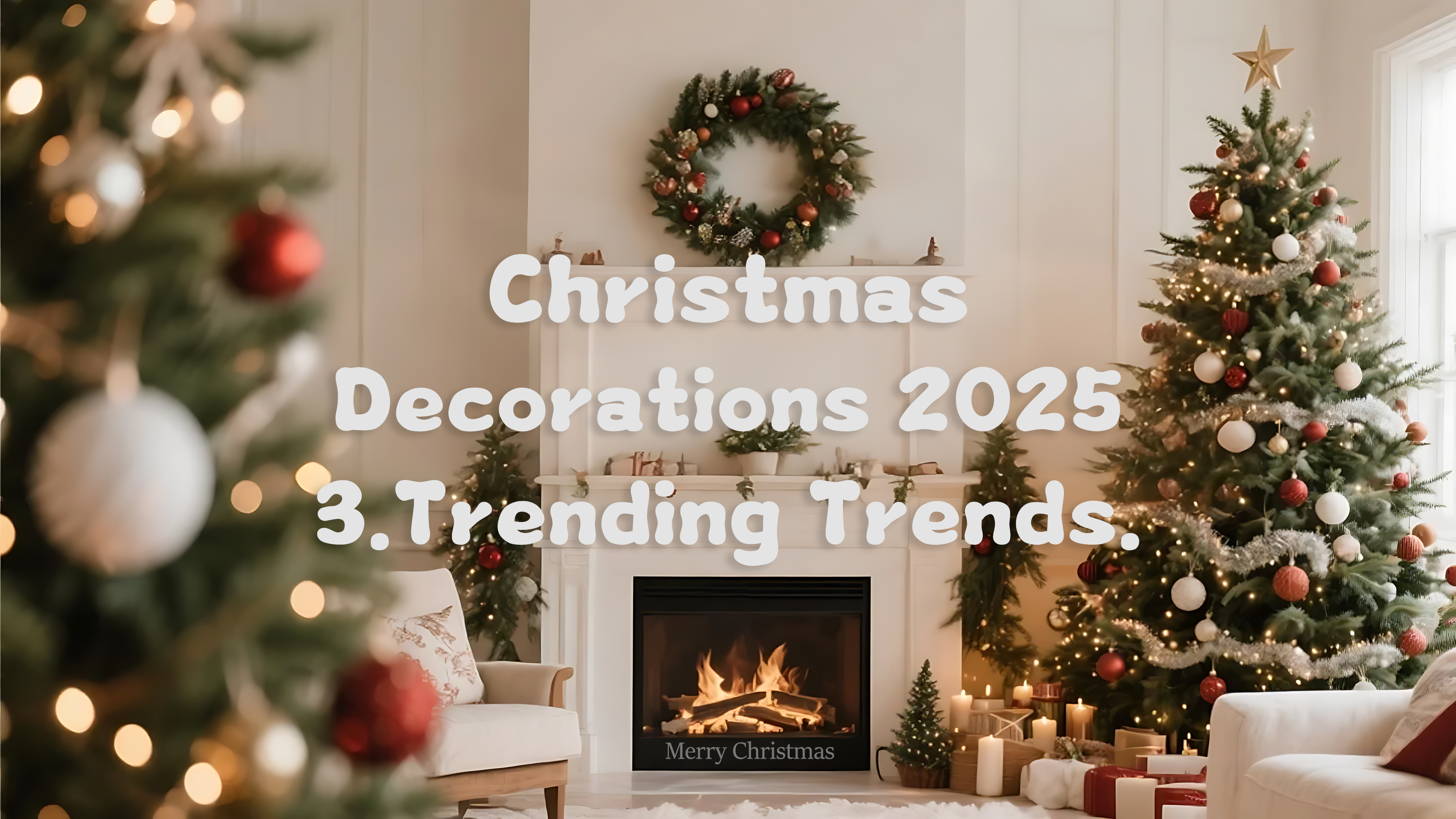 Top 3 Trends bei der Weihnachtsdekoration für 2025