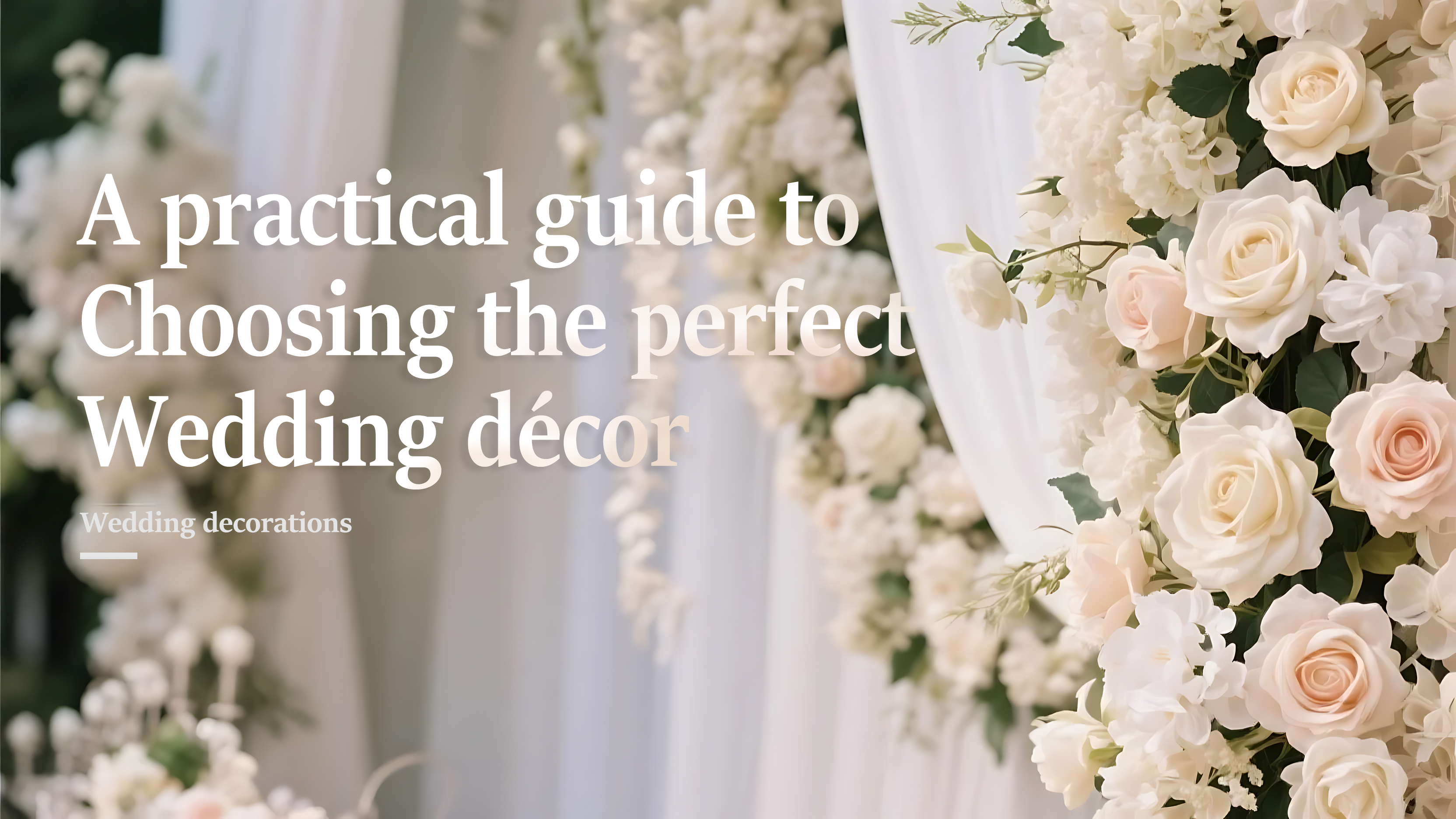 Top Tips for Choosing Perfect Wedding Decorations
