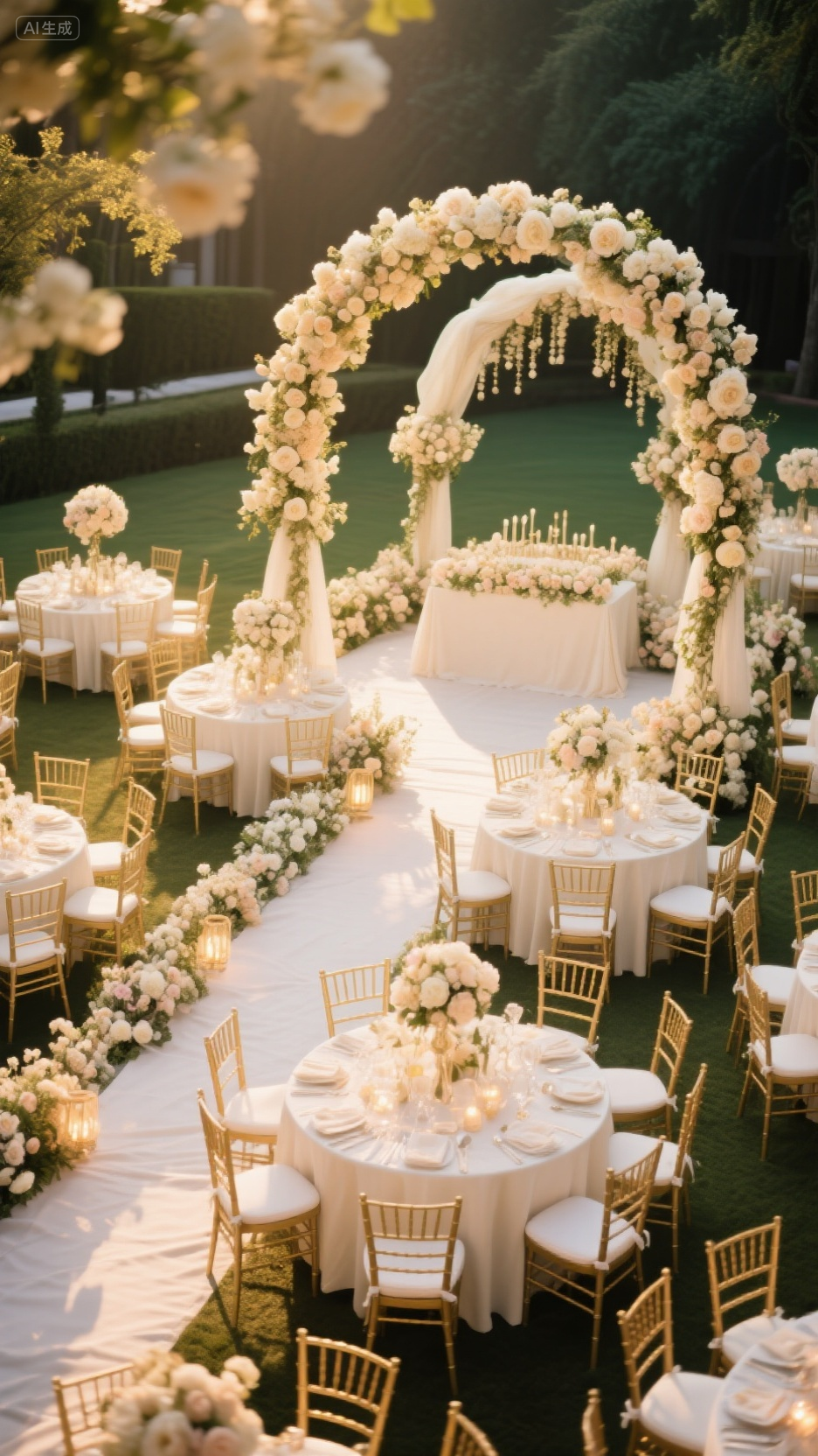 Wedding Silk Flower Set