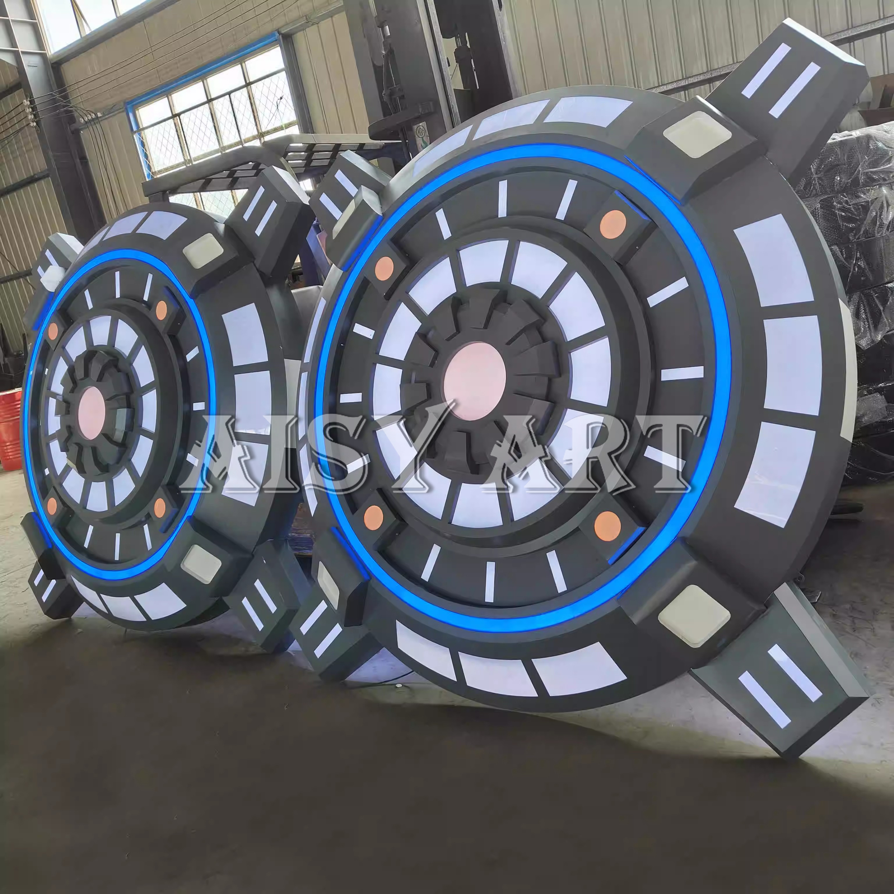 Tech-Style LED Metal Wall Art
