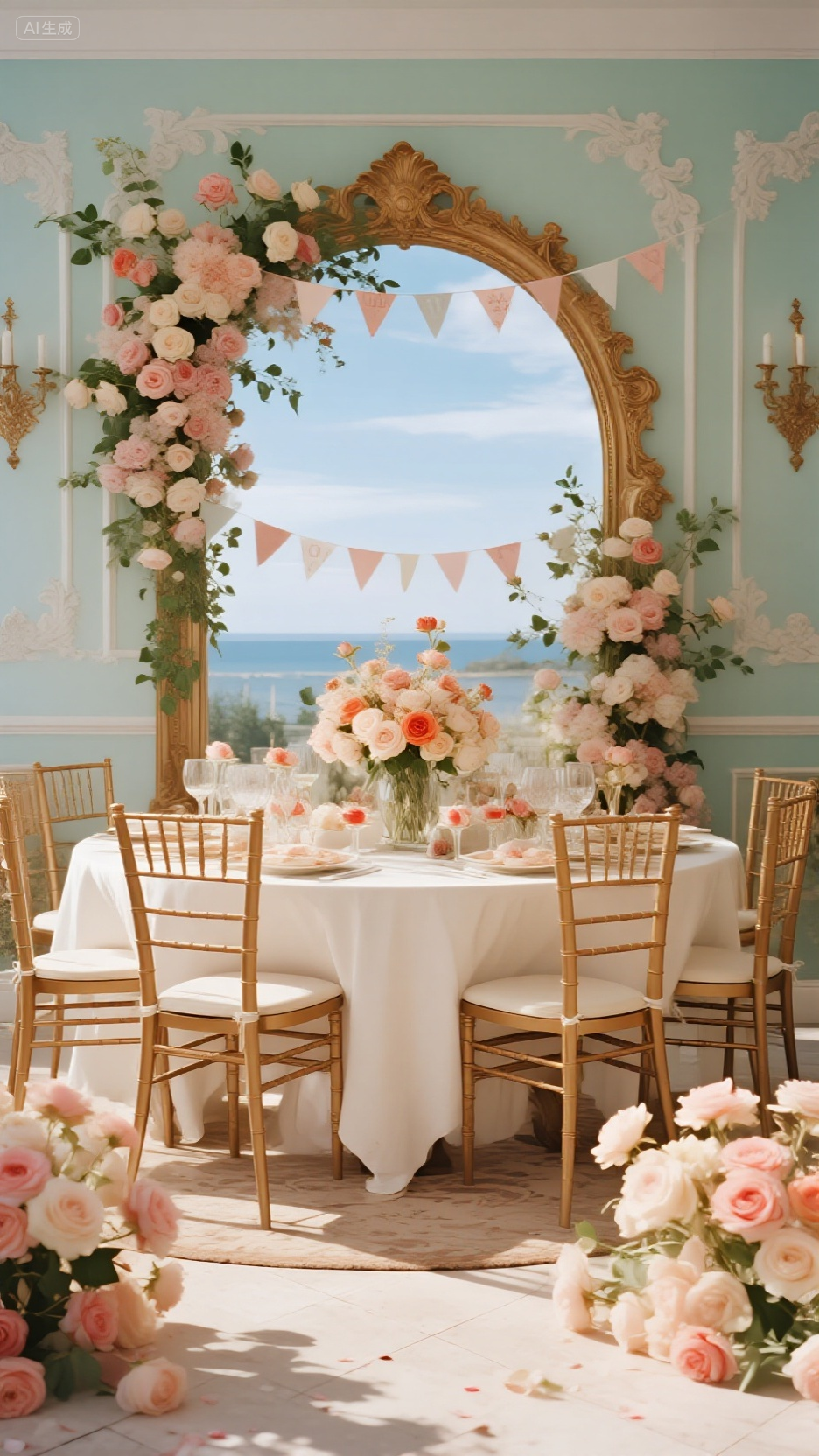 生日宴会绢花布置,全景 画面2.png