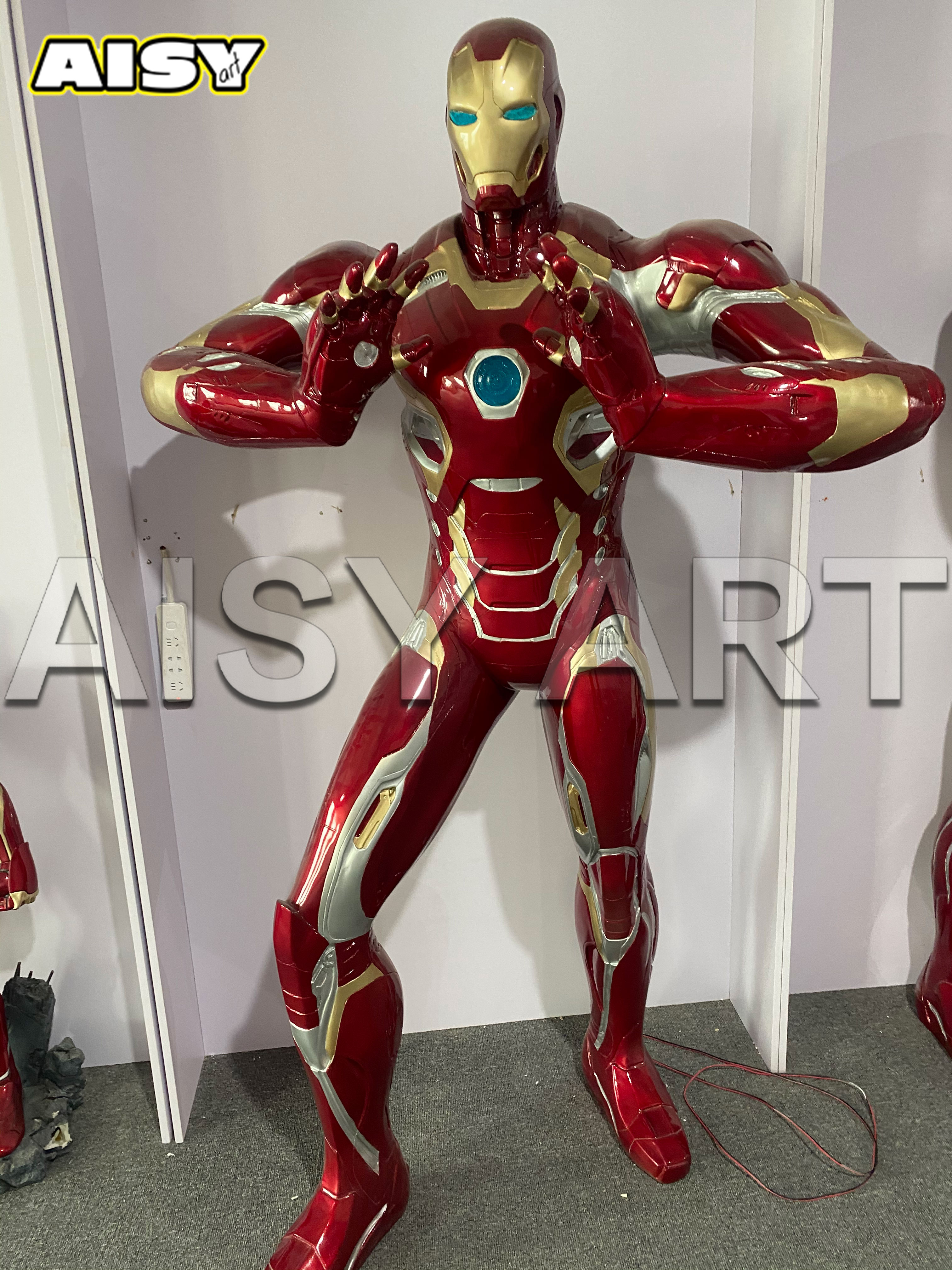 Iron Man Fiberglass Sculpture