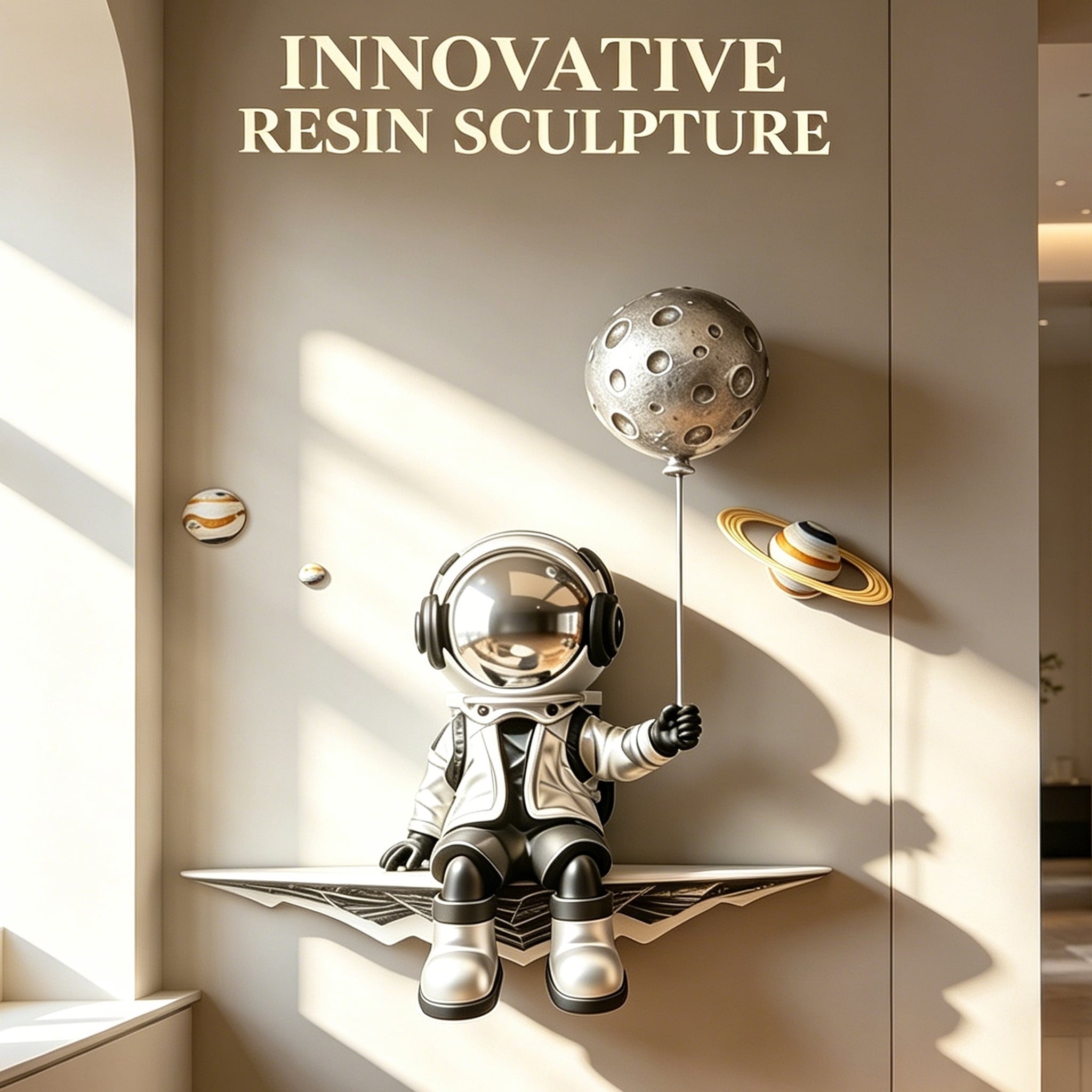 Innovative resin sculptures bloom with new artistic vitality