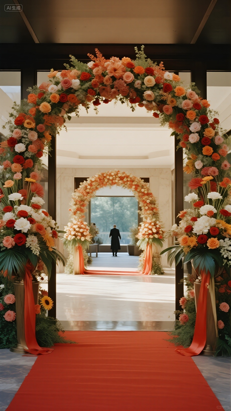 公司开业绢花布置,全景 画面2.png