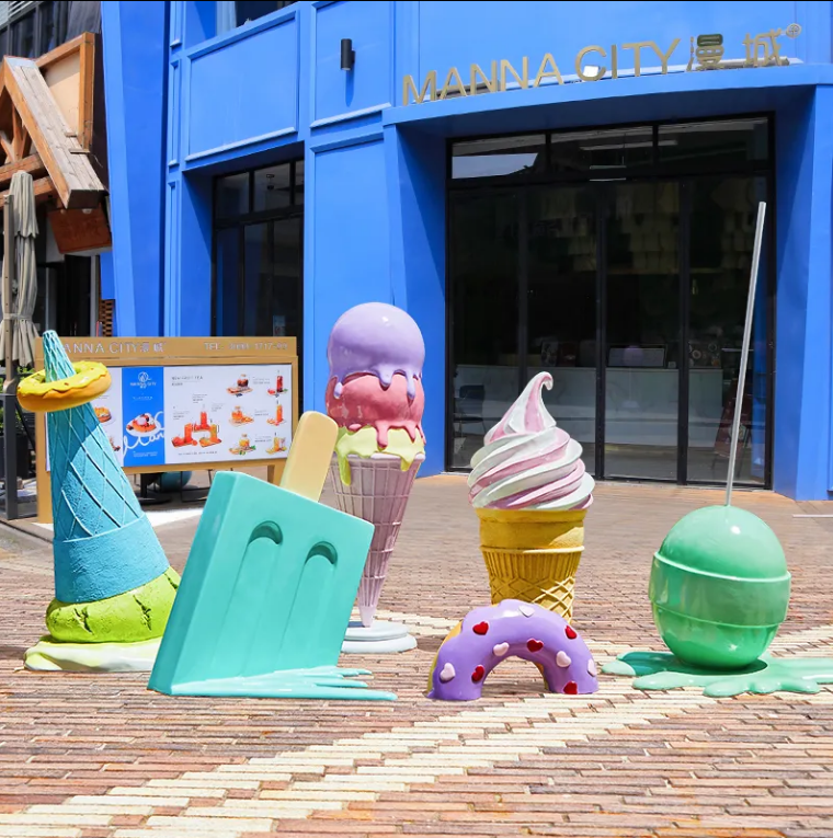 Ice Cream Candy Sculpture