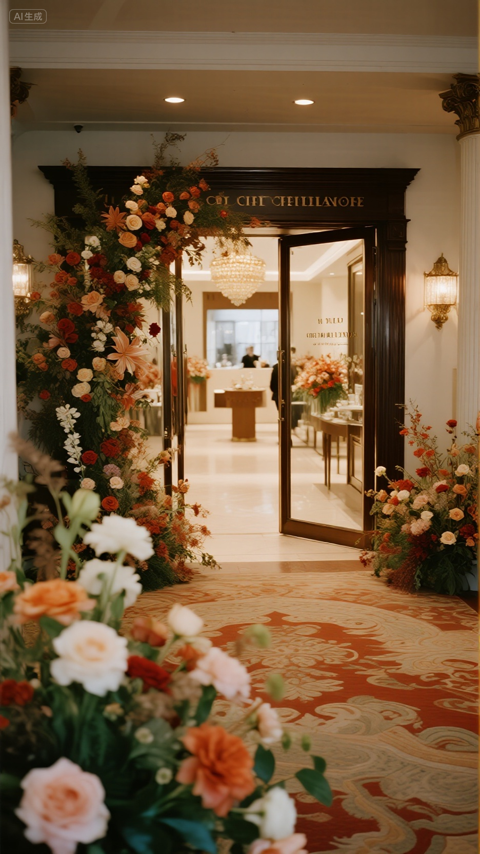 公司开业绢花布置,全景 画面.png