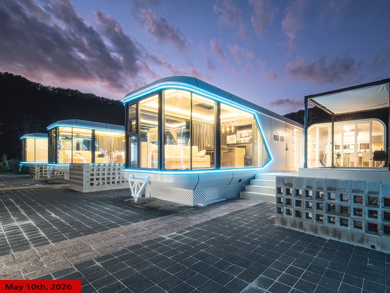 Four Space Capsules Project for Korea Client Has Been Successfully Completed