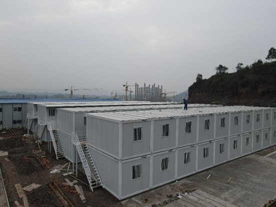 60 campsites completed in 10 days! Our company's container house project in Bosnia and Herzegovina successfully completed and put into use