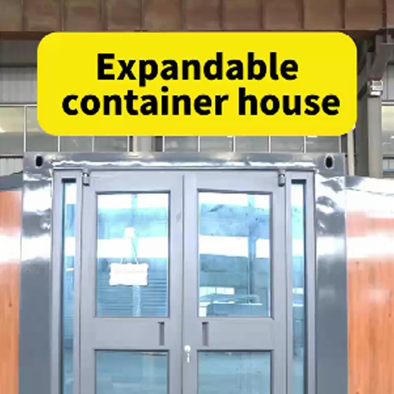 Expandable container house