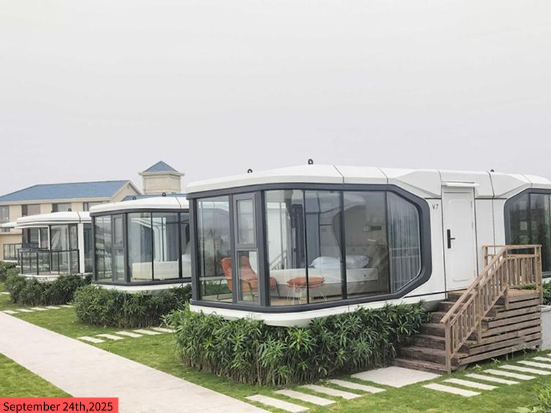 Space Capsule Homes Project at Italian Resort