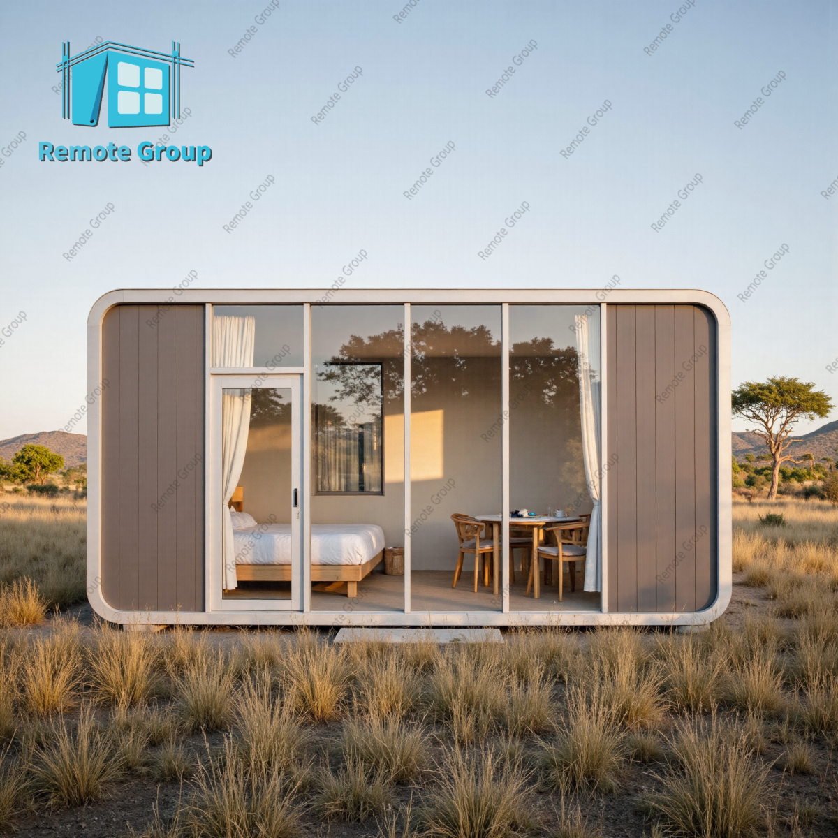 Cheap Prefab Modern Small Apple Cabin House for Sale Prefabricated Portable 20Ft 40Ft Office Container Home