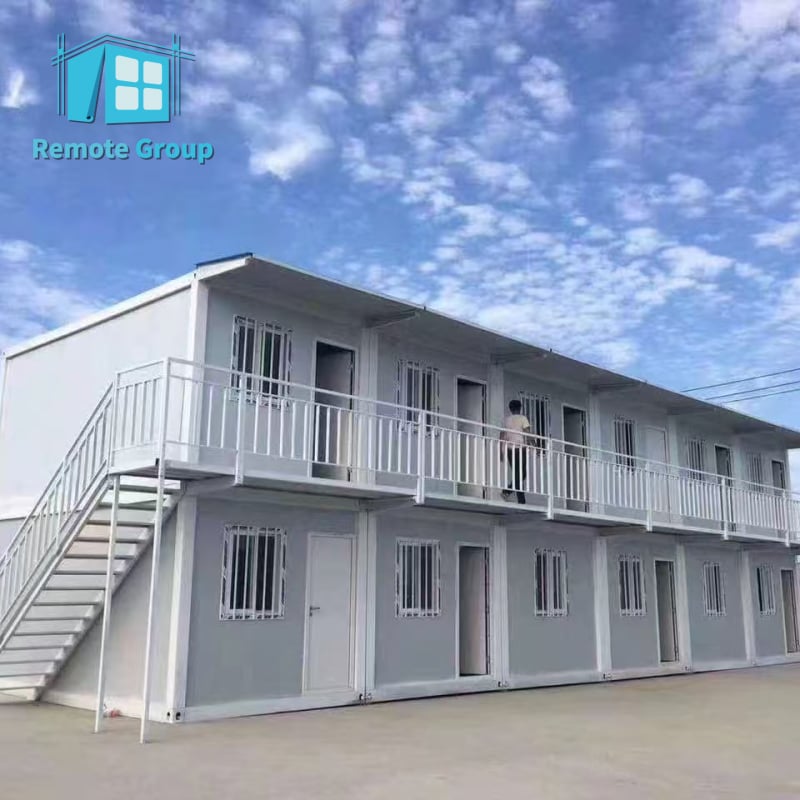 Steel Corrugated Container Room-Modern Design Sound Insulation Fireproof Temporary Movable House Assembled Custom Box