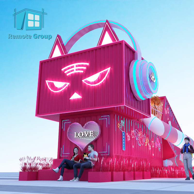 Modern Innovative Container Houses High-quality Double Wing Mobile Homes and Creative Folding Container Houses