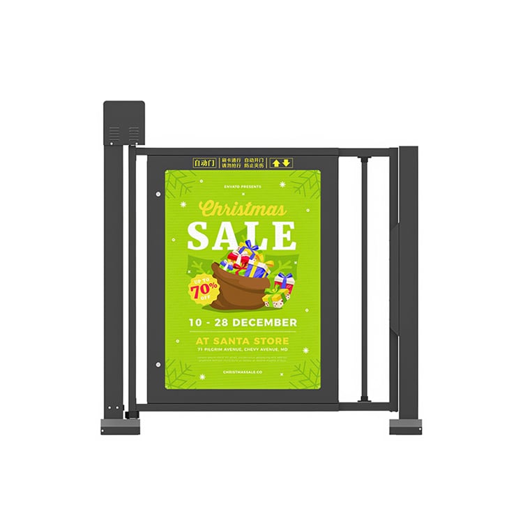 Smart Ad Pedestrian Passing Gate Cold-rolled Sheet Ads Promotional Function