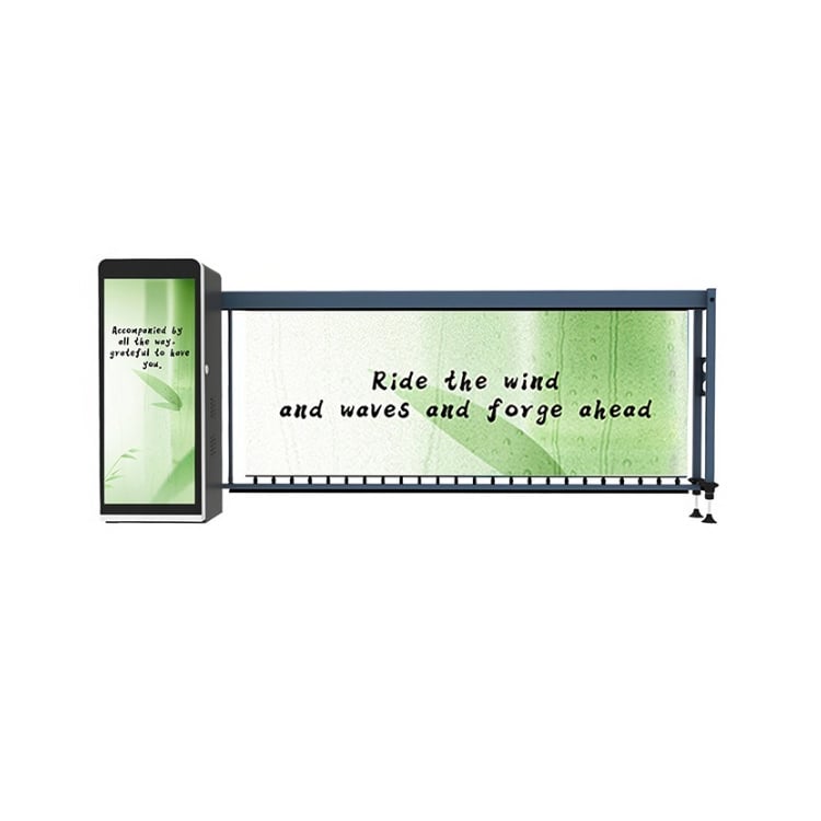 Advertising revenue barrier gate promotional Ads  for Commercial Property