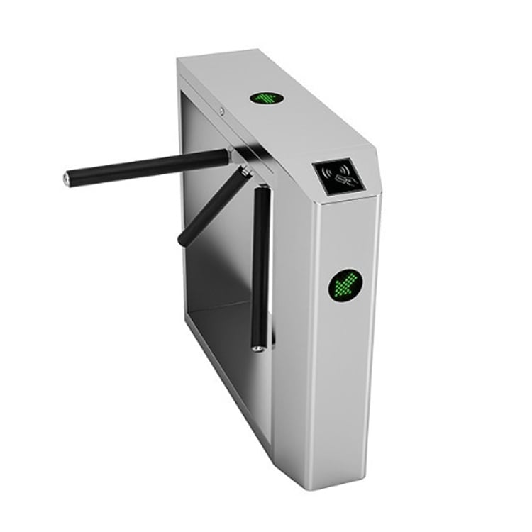 Automatic Tripod Turnstile Gate with RFID Card Reader for Pedestrian Access Control
