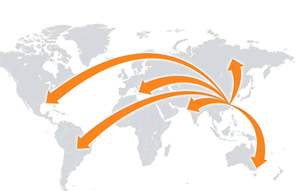Réseau mondial de services