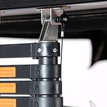 NS-140 flip side open tent details