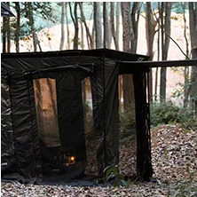Soft shell side awning manufacture