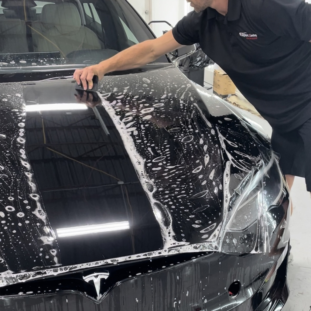 Enhanced Gloss and Hydrophobic Water Beading