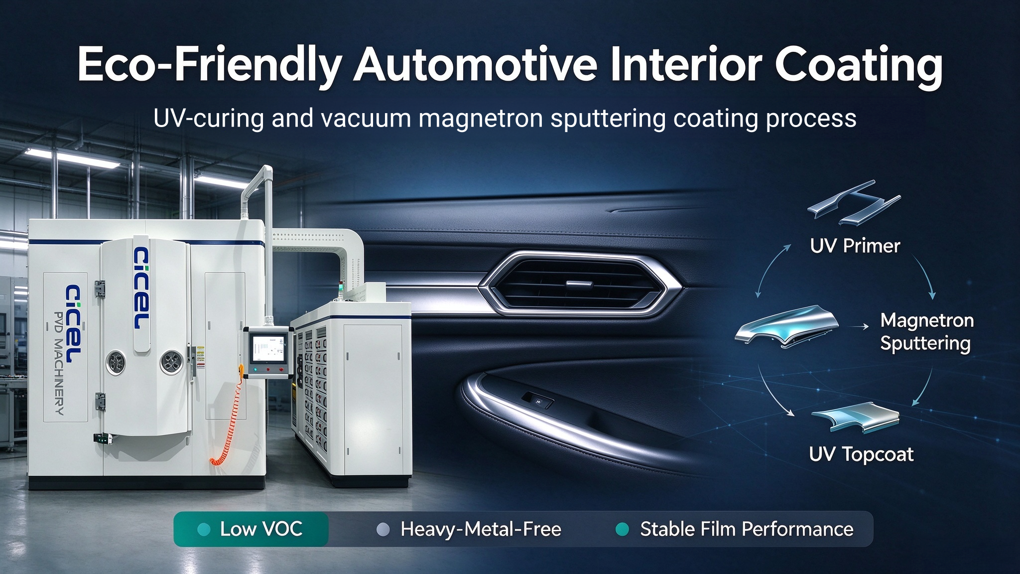 Reliable Alternatives to Traditional Electroplating Processes for Automotive Interior Parts