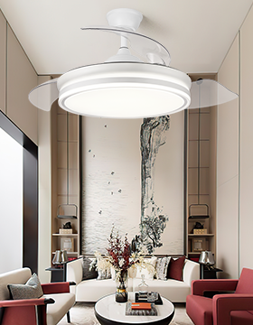Lampshade style invisible fan