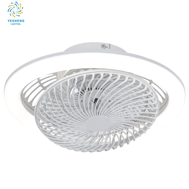 XD215 White Ceiling Fan with Light  Remote Control Ceiling Fan with Lamp