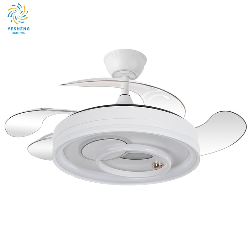 220v designer luz ventilador oculto for bedroom dc-10