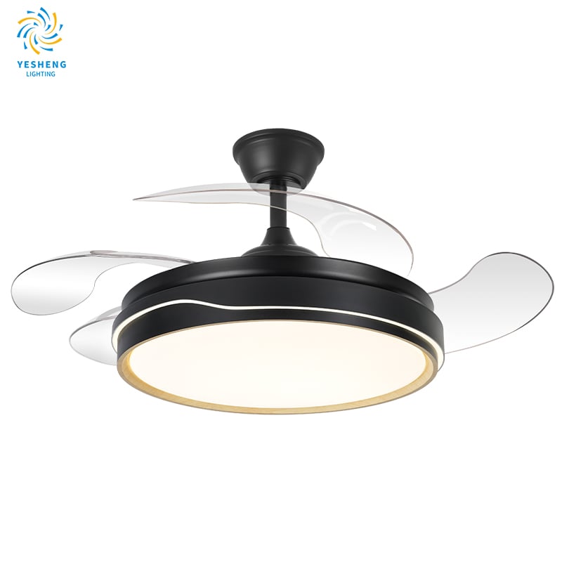 Chandelier Fan for Bedroom & Black Ceiling Fans with Lights