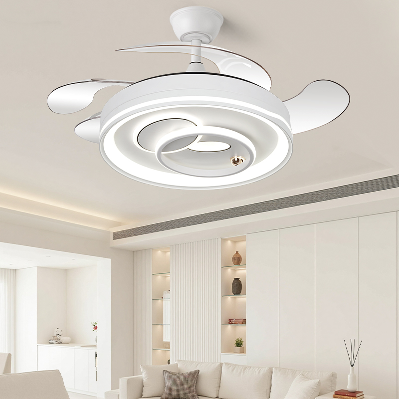 White Ceiling Fans with Lights  Chandelier Fans with Lights