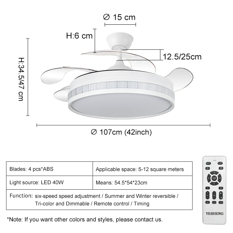 42 In Ceiling Fans with Lights @ Exporters Fan Ceiling Chandelier