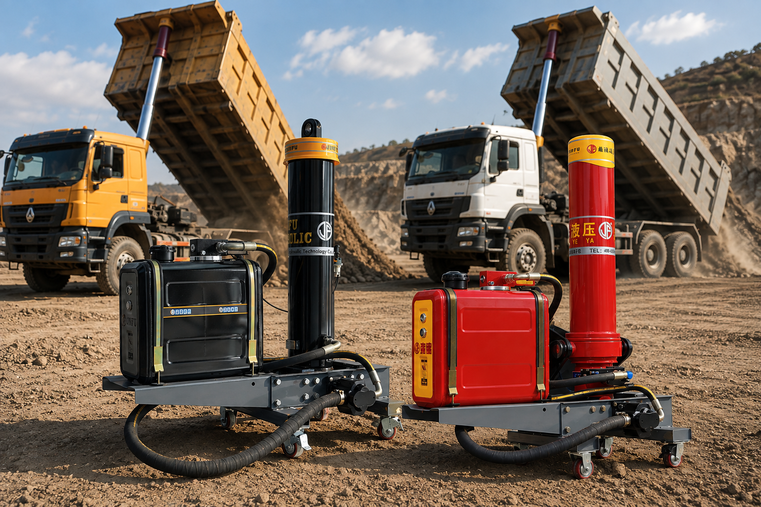 Dump Truck Hydraulic Lifting System: Components & Working  Principle