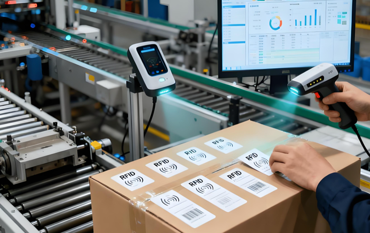 OEM RFID labels with chip options from leading vendors for global frequency compliance.
