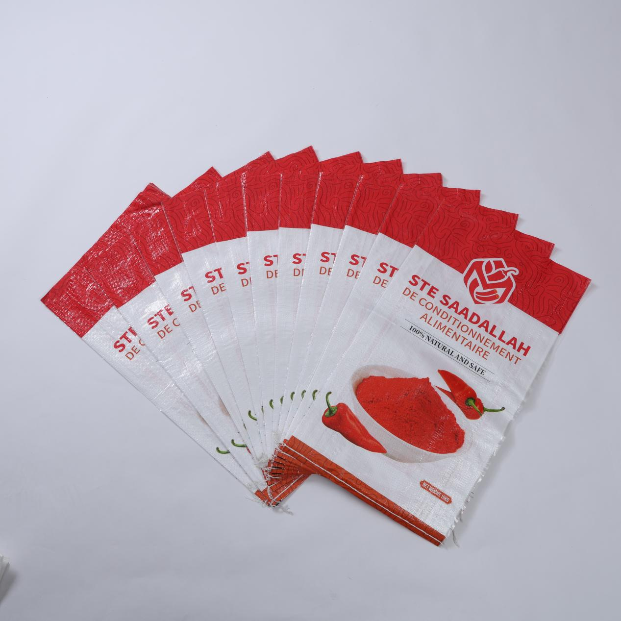 Food Grade PP Woven Bag Application : Vibrant Color printing of woven bag Exported worldwide