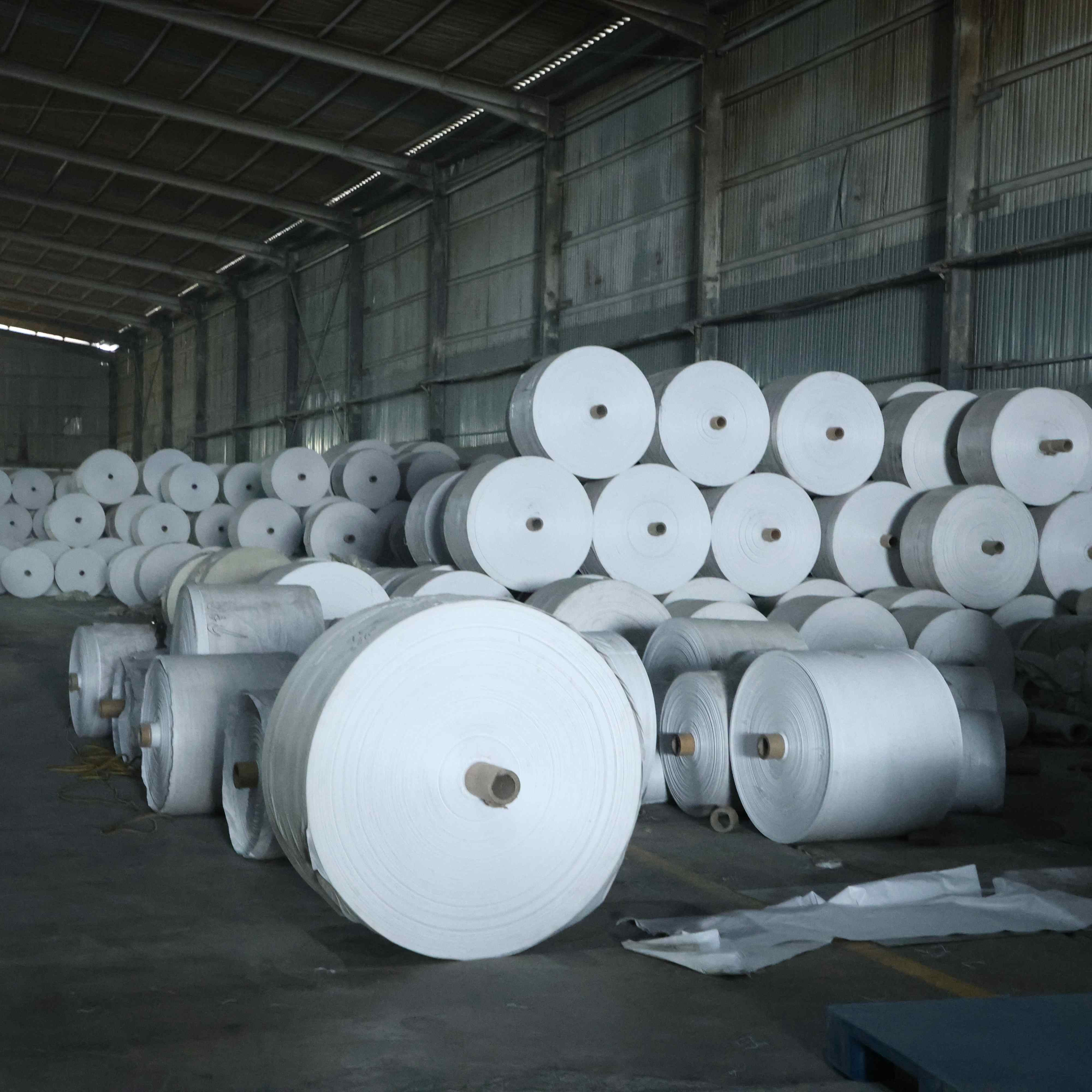 Heavy Duty PP Woven Fabric Roll | Industrial Polypropylene Fabric for Bag Making