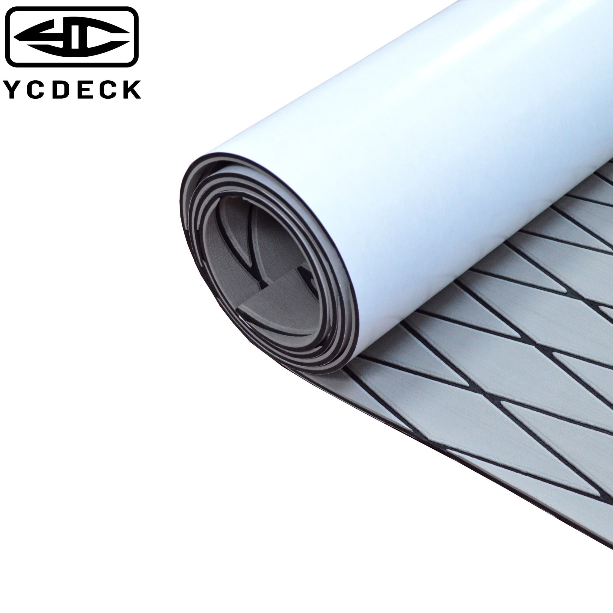 YCDECK 完璧なジョイント ダイヤモンド EVA フォームマリンボートデッキシート 防滑マット ジョンモーターボート、ヨットヘリパッド、RVフロア用
