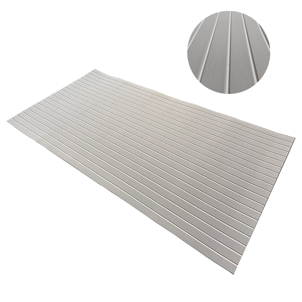 YCDECK Boat Flooring EVA Foam Boat Decking Faux Teak Marine Flooring Boat Mat Boat Carpet Sheet for Jon Boats Swim Platform Helm Pad RV Floor