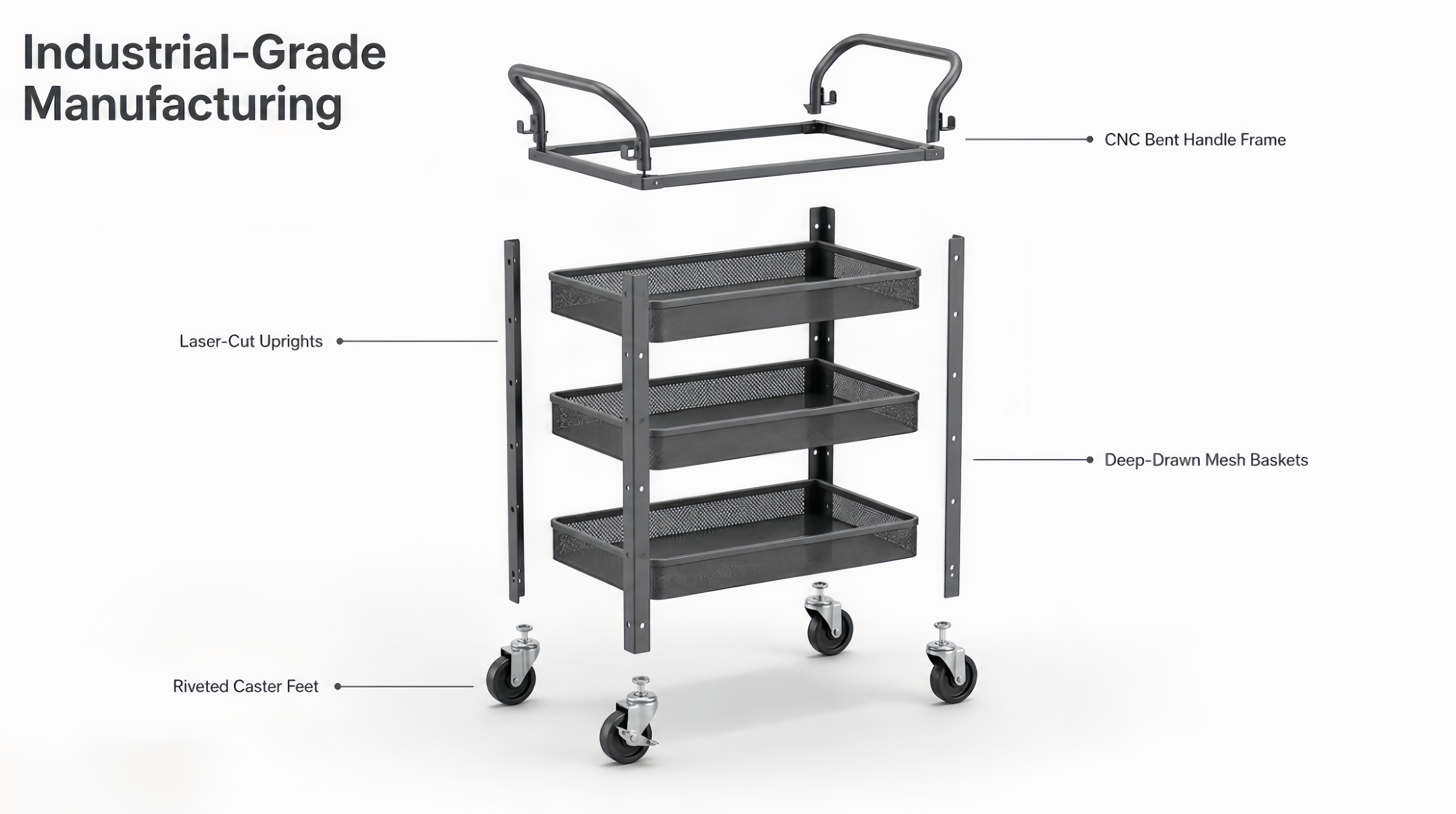 Custom 3-Tier Metal Mesh Storage Cart 2.jpg