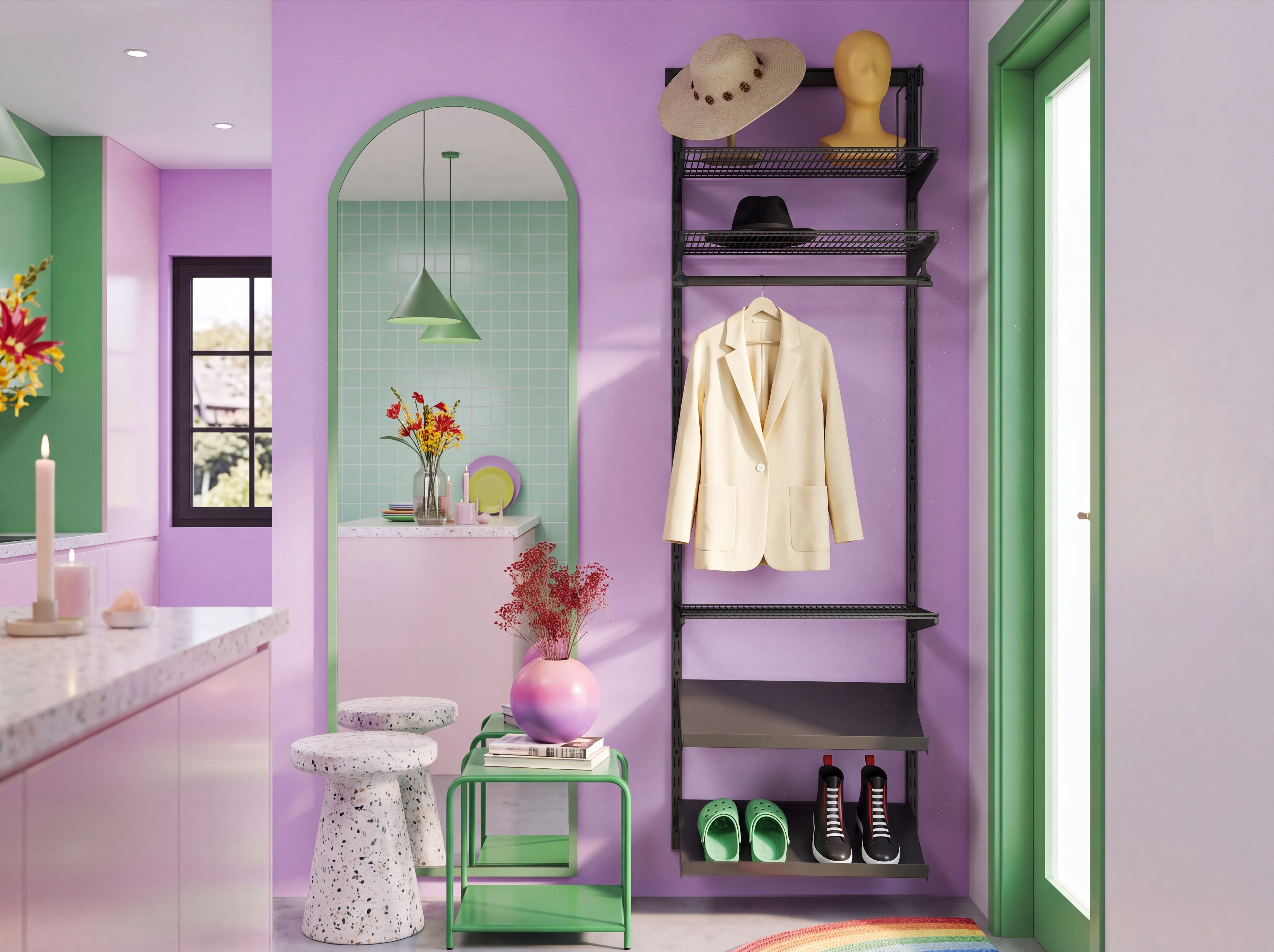 metal shoe rack 354-0
