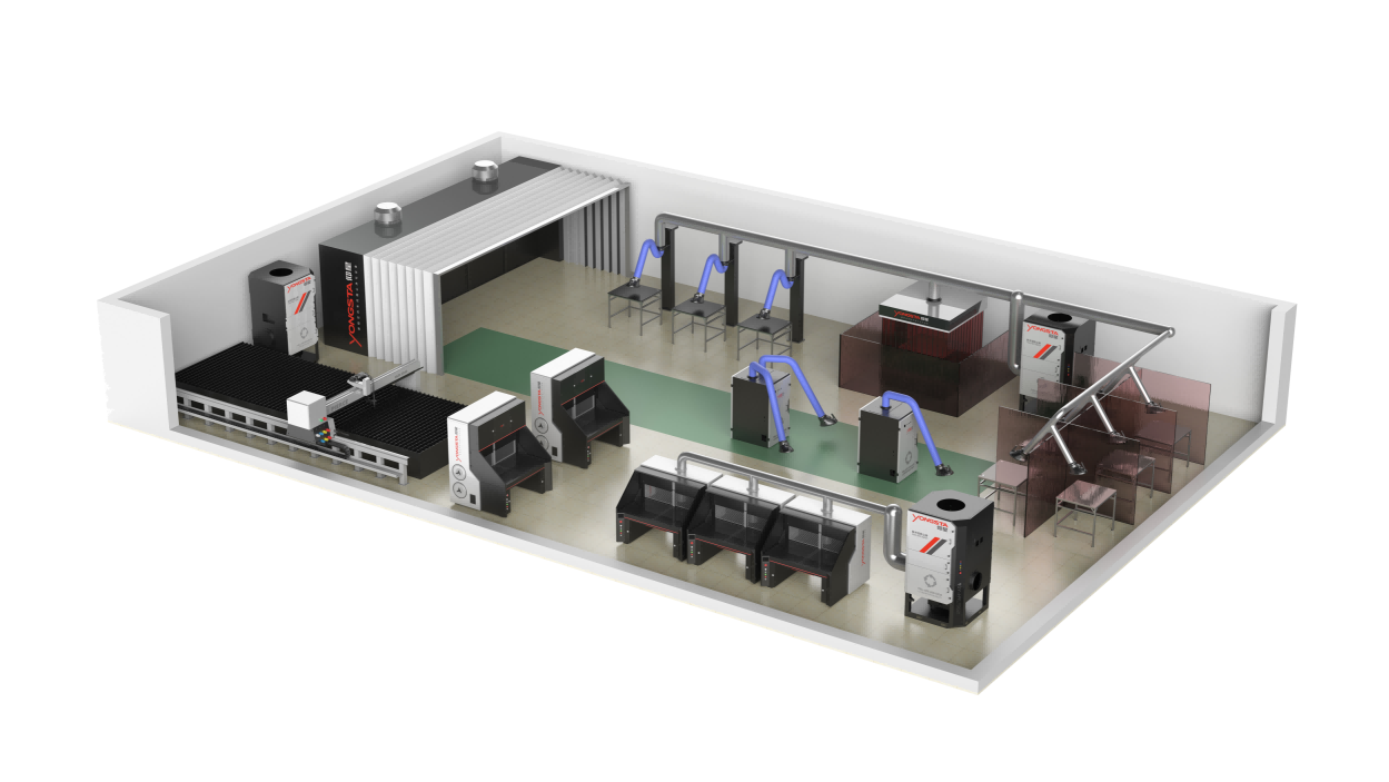 Application of Yongsta Cartridge Dust Collectors in the Metal Processing Industry