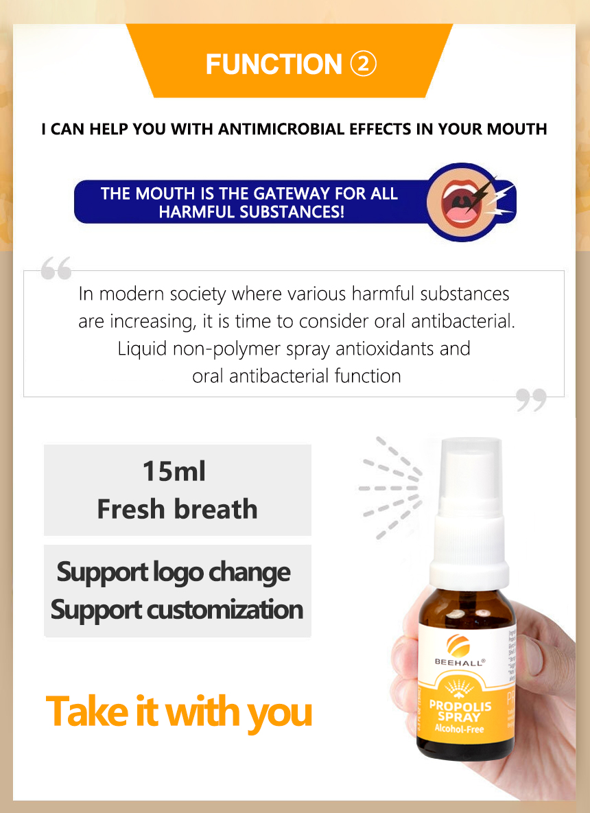 Propolis Spray without Alcohol factory