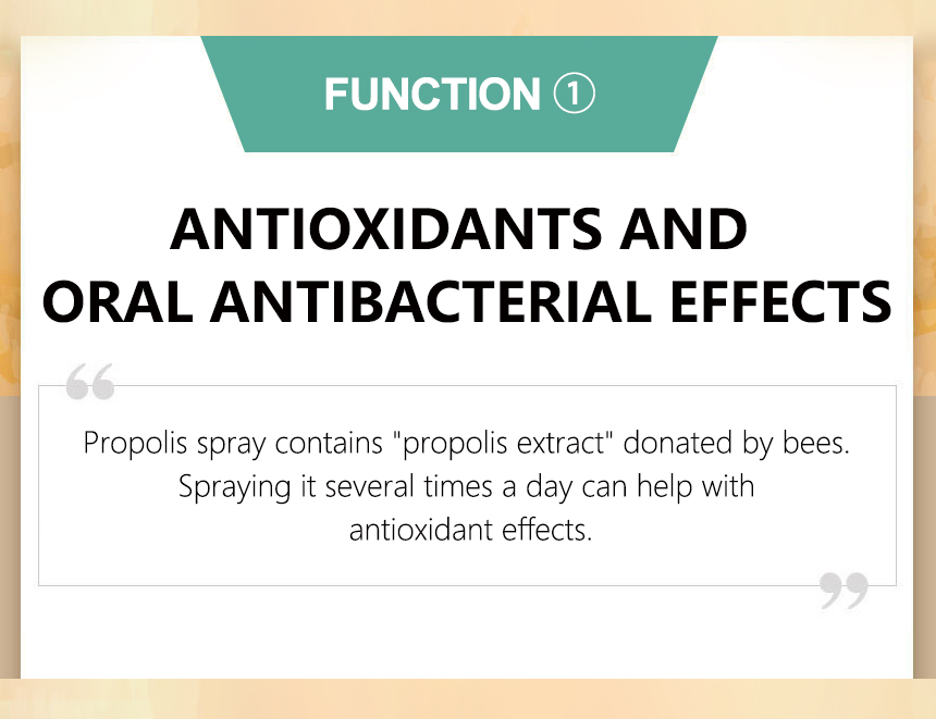 Blueberry Flavor Propolis Spray Alcohol Free factory